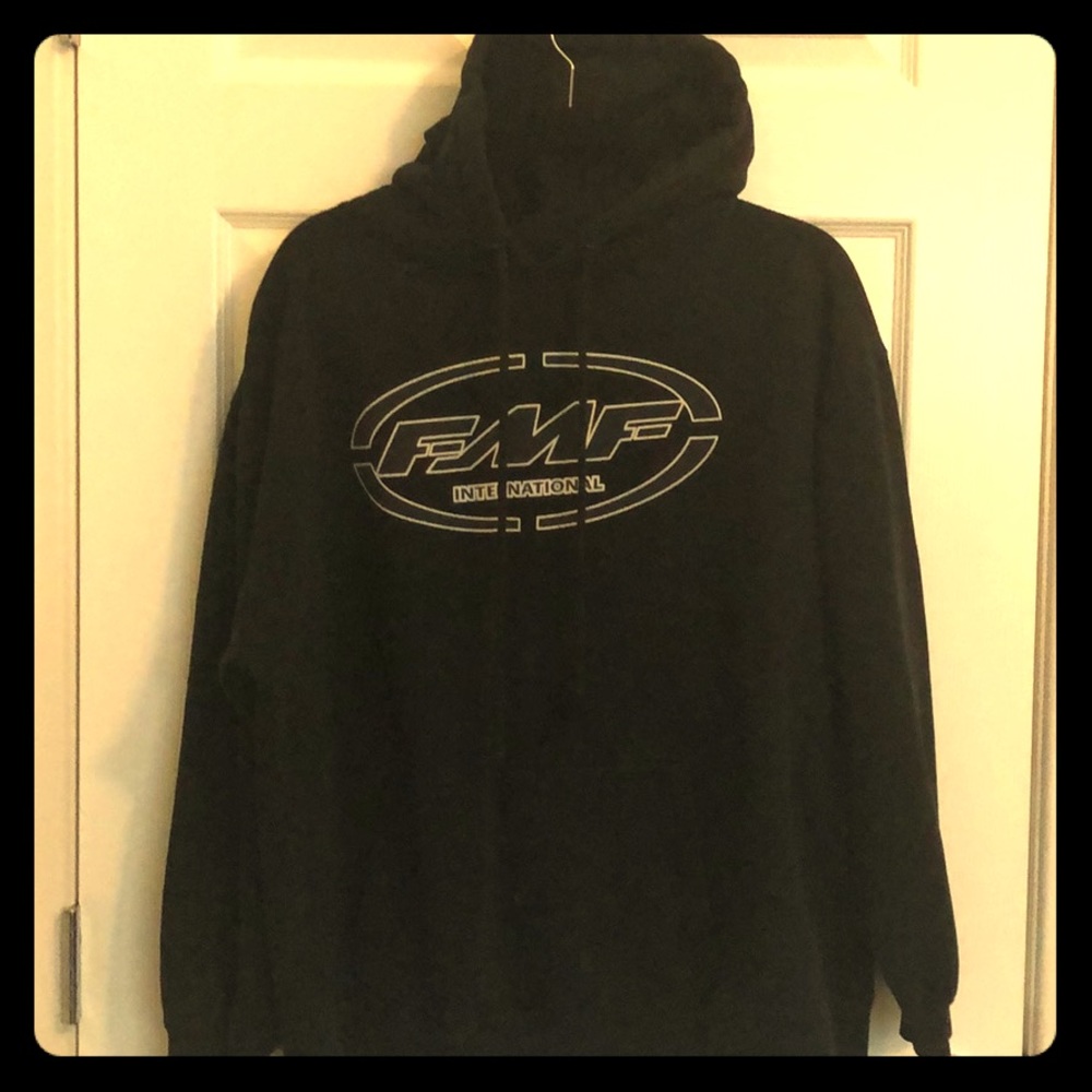 FMF International Black Hoodie w/pocket